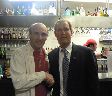 Marty Pollio & George Bush on a drinking binge